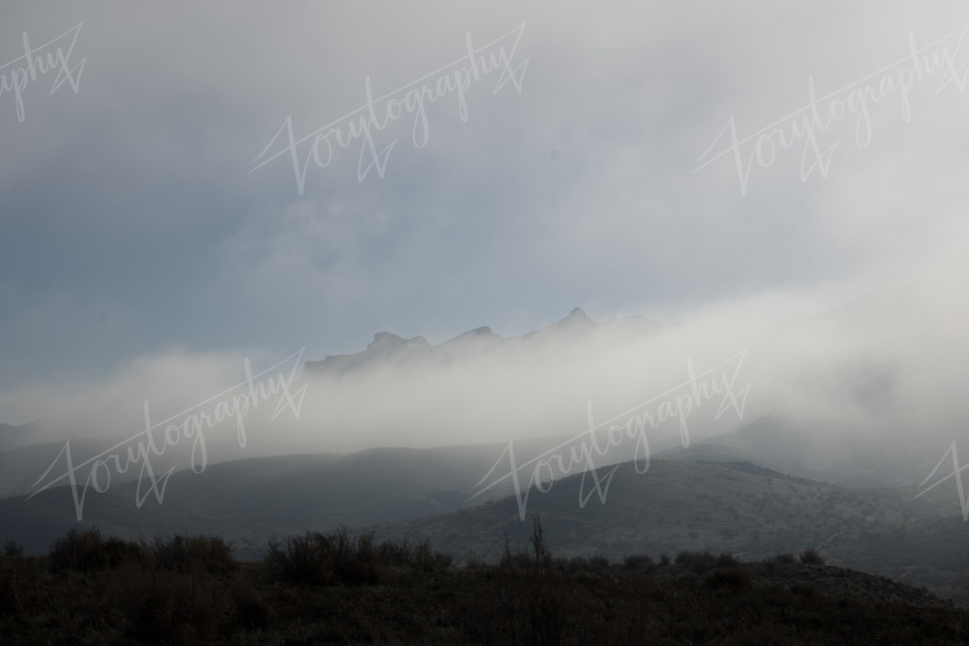 Peaks Above the Clouds · Nature