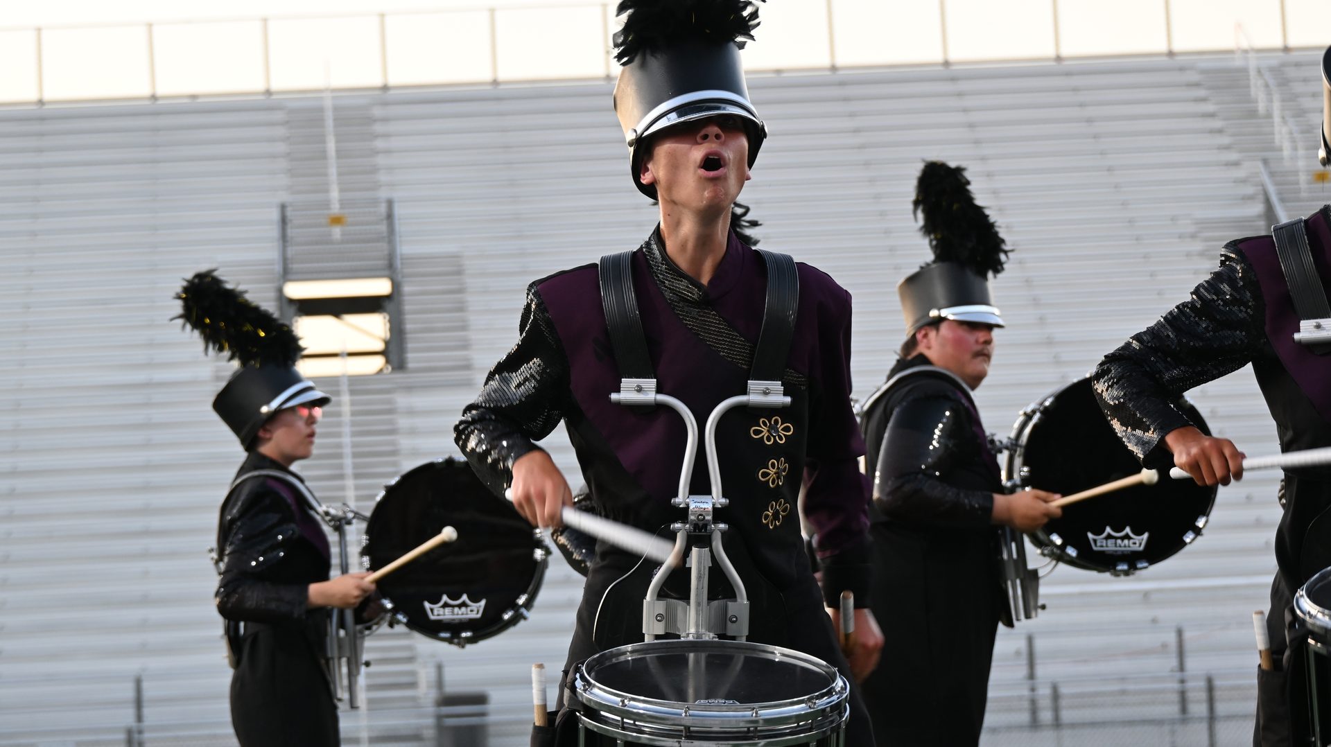 Boise Gems drummer performing